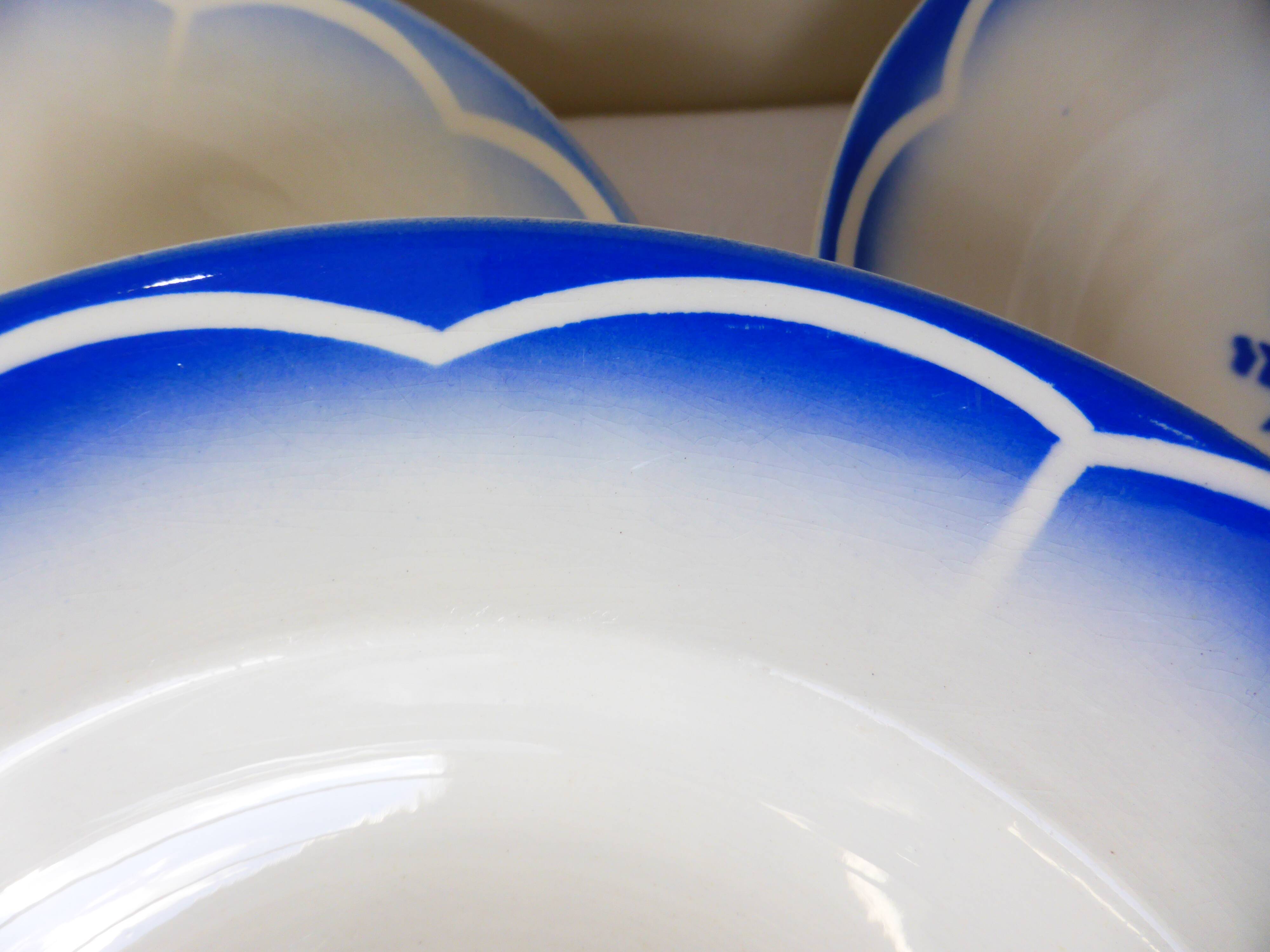 5 deep plates from Digoin Sarreguemines model Marsac 220641
