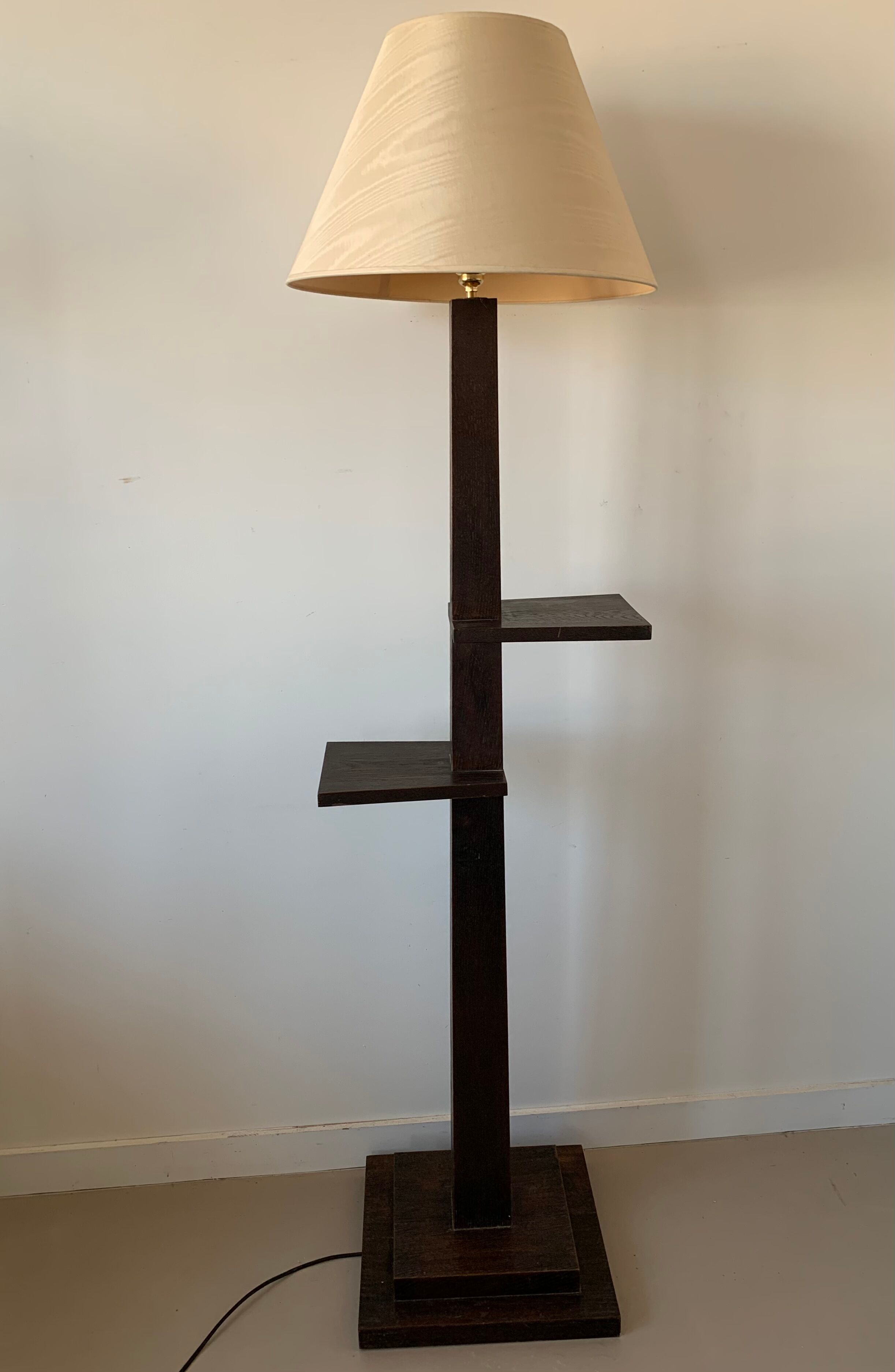 Wooden floor lamp 30s