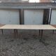 Large table, dining room, with 5 extensions, 8 feet.wood