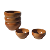Set of 5 bowls in sandstone