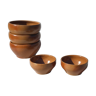Set of 5 bowls in sandstone