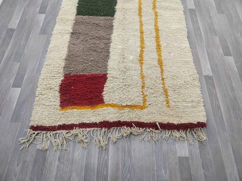 Handmade wool rug size 150 x 250 cm