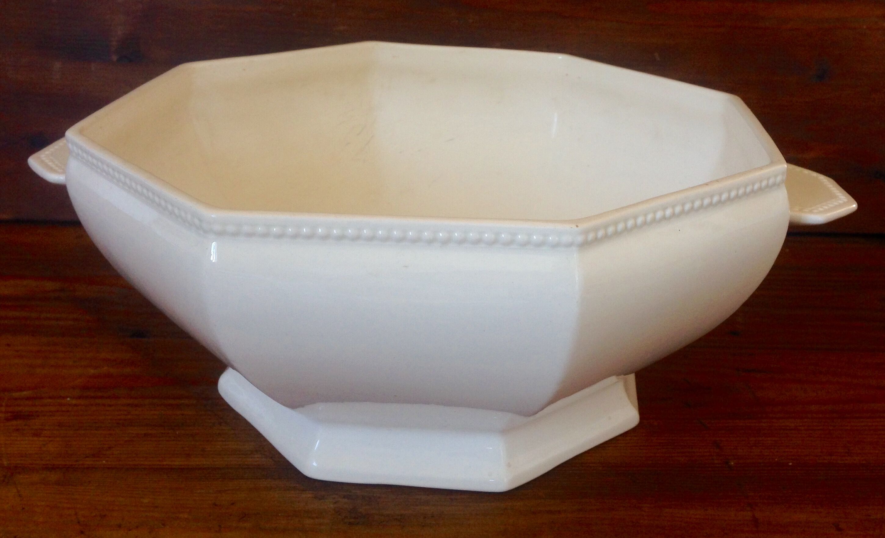 Set of 3 dishes Sarreguemines circa 1900