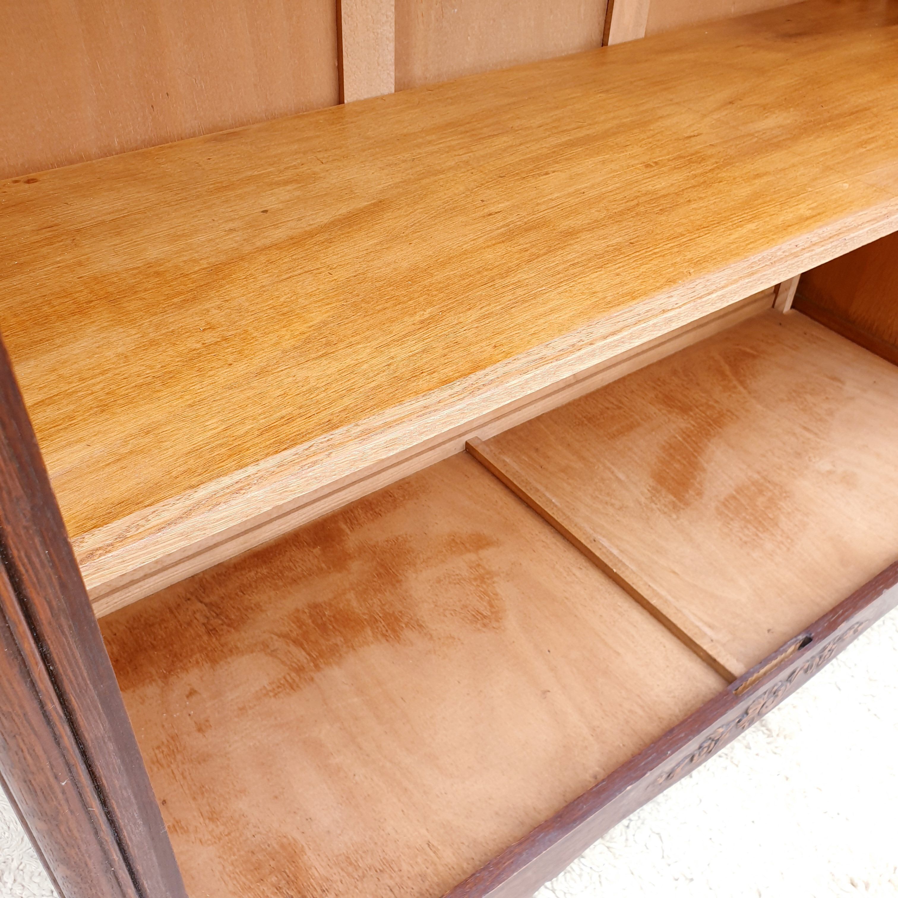 Evolutionary bookcase dressing room Oak Louis XV style