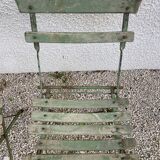 9 folding garden chairs