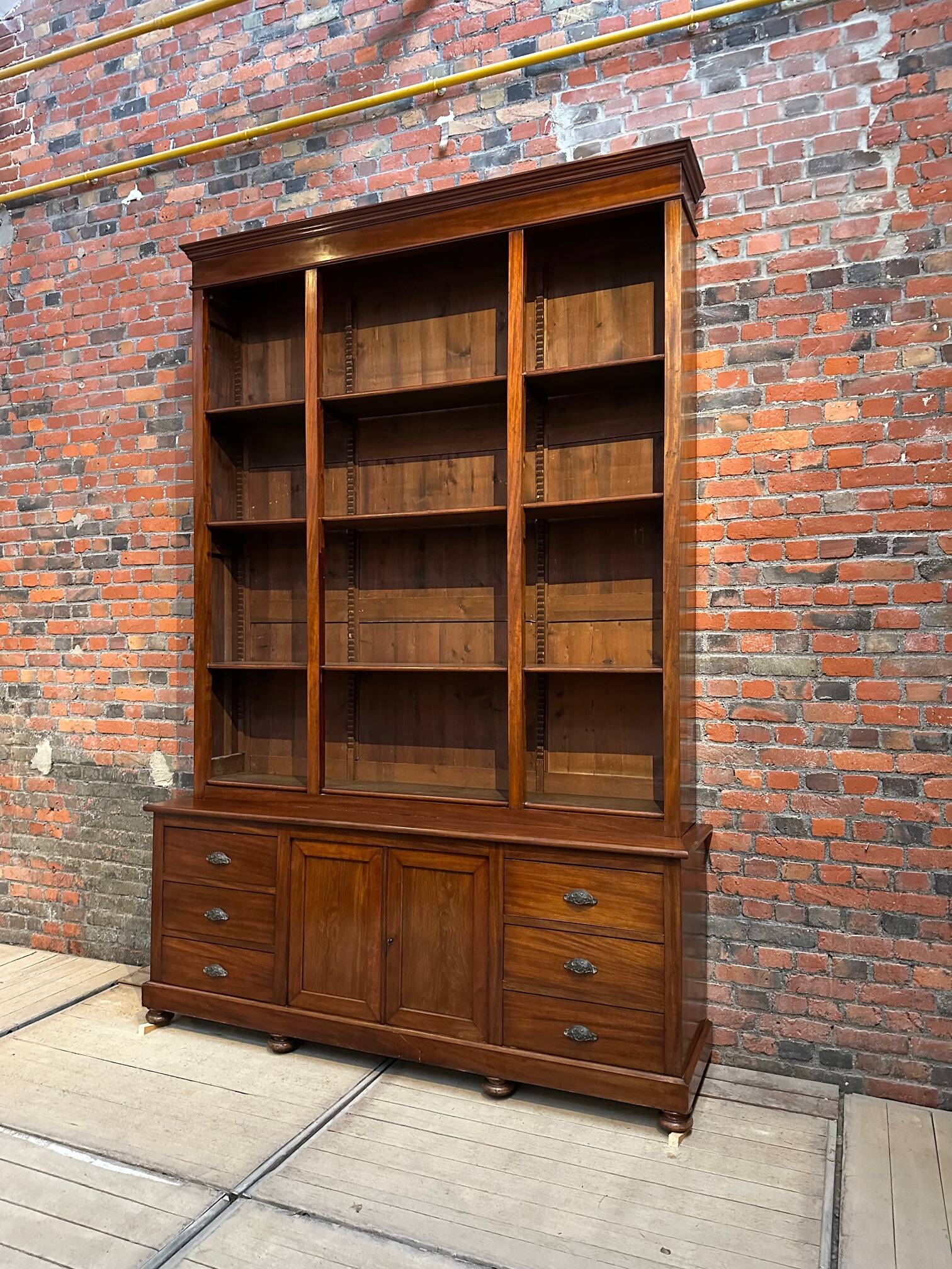 Huge Pharmacy Cabinet from the End of the 19th Century
