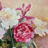 Still life with a bouquet of flowers.