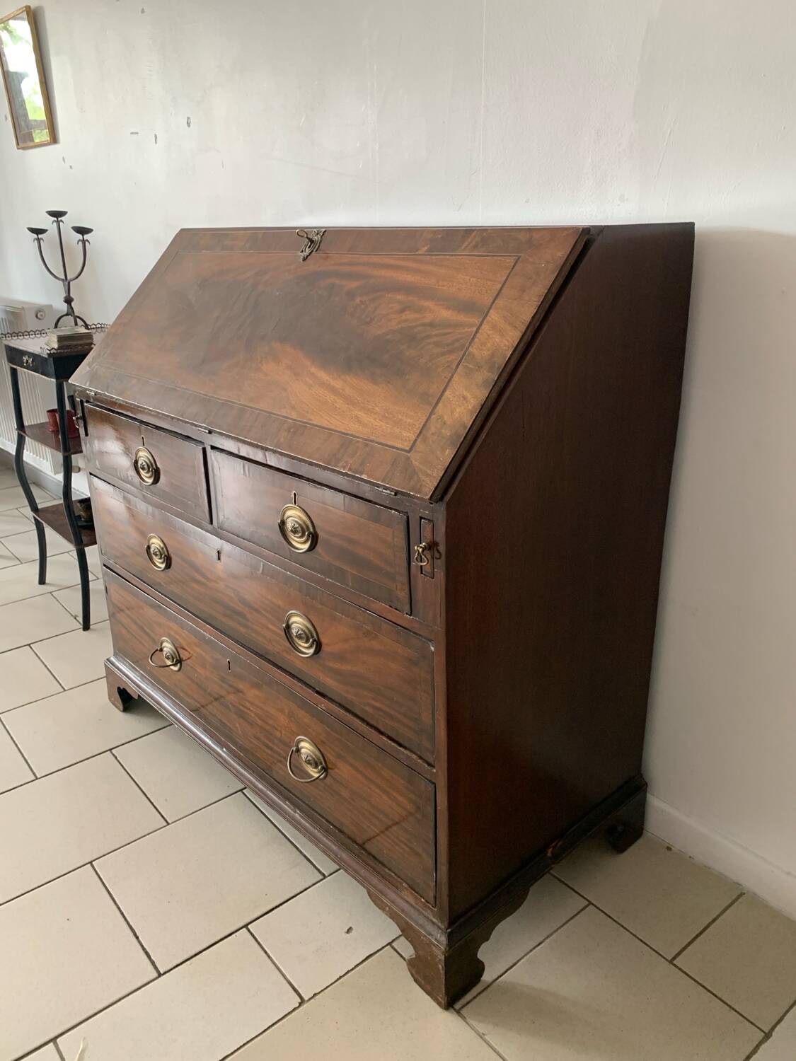 Old English Slope Desk 19th Century