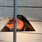 Articulated reading floor lamp in brass, design by DLG Fratelli Martini.