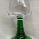 Verres à vin blanc Roemer pied vert