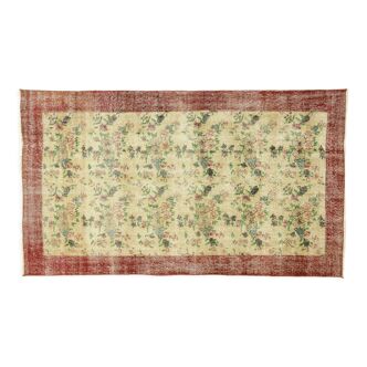 Tapis vintage Anatolien fait main 203 cm x 117 cm