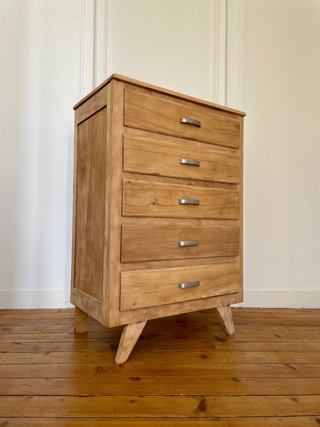 Vintage chiffonier with compass feet