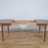 Table à manger extensible en teck, années 1960
