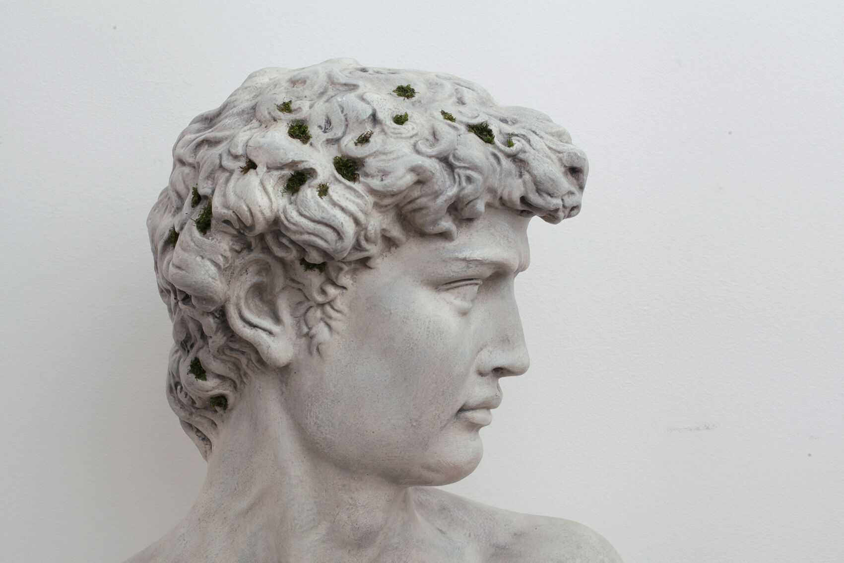 Sculpture bust of David