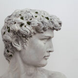 Sculpture bust of David