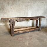Old carpenter's workbench