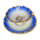 Tasse et sous-tasse en porcelaine de Paris