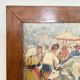 French Artist, Expressionist Scene, Oil Painting, 1941, Framed