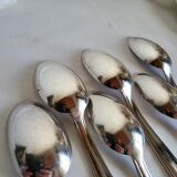 6 Silver-Plated Metal Table Spoons by DAM