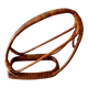 Rattan bottle holder