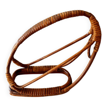 Rattan bottle holder