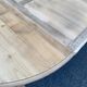 Louis Philippe 19th century extendable round table renovated in solid oak 200cm