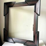 Grand cadre en bois ancien 57 cm x 50 cm