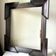 Antique large wooden frame 57  cm x 50  cm