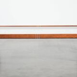 Beautiful Art Deco design coffee table with a glass top