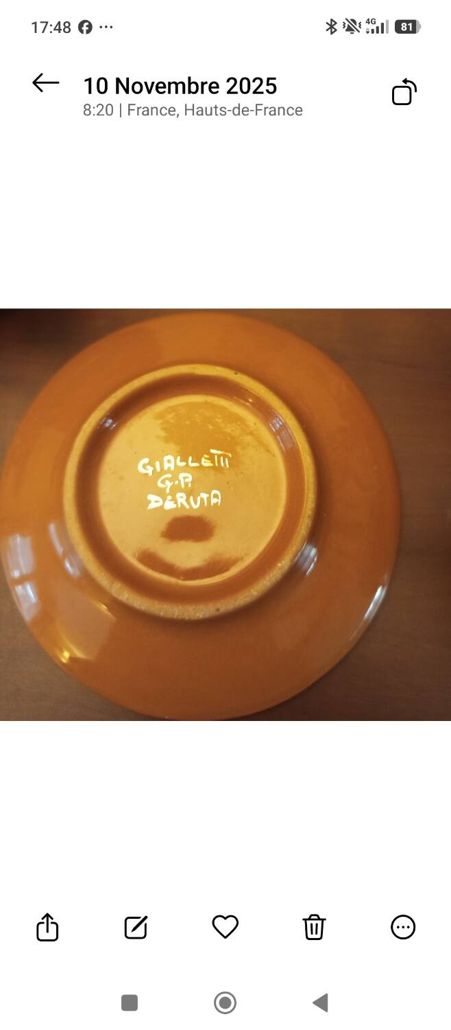 Service à café composé de 15 pièces