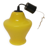 Suspension opaline jaune