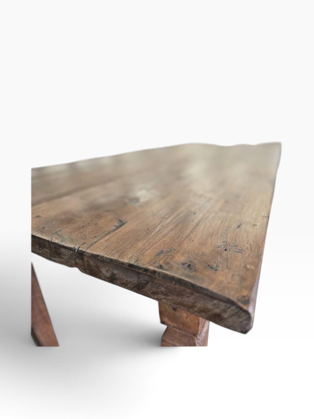 Farm table/vintage dining table in solid wood