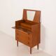 Danish mid century teak chest of drawers with hidden vanity, 1960s
