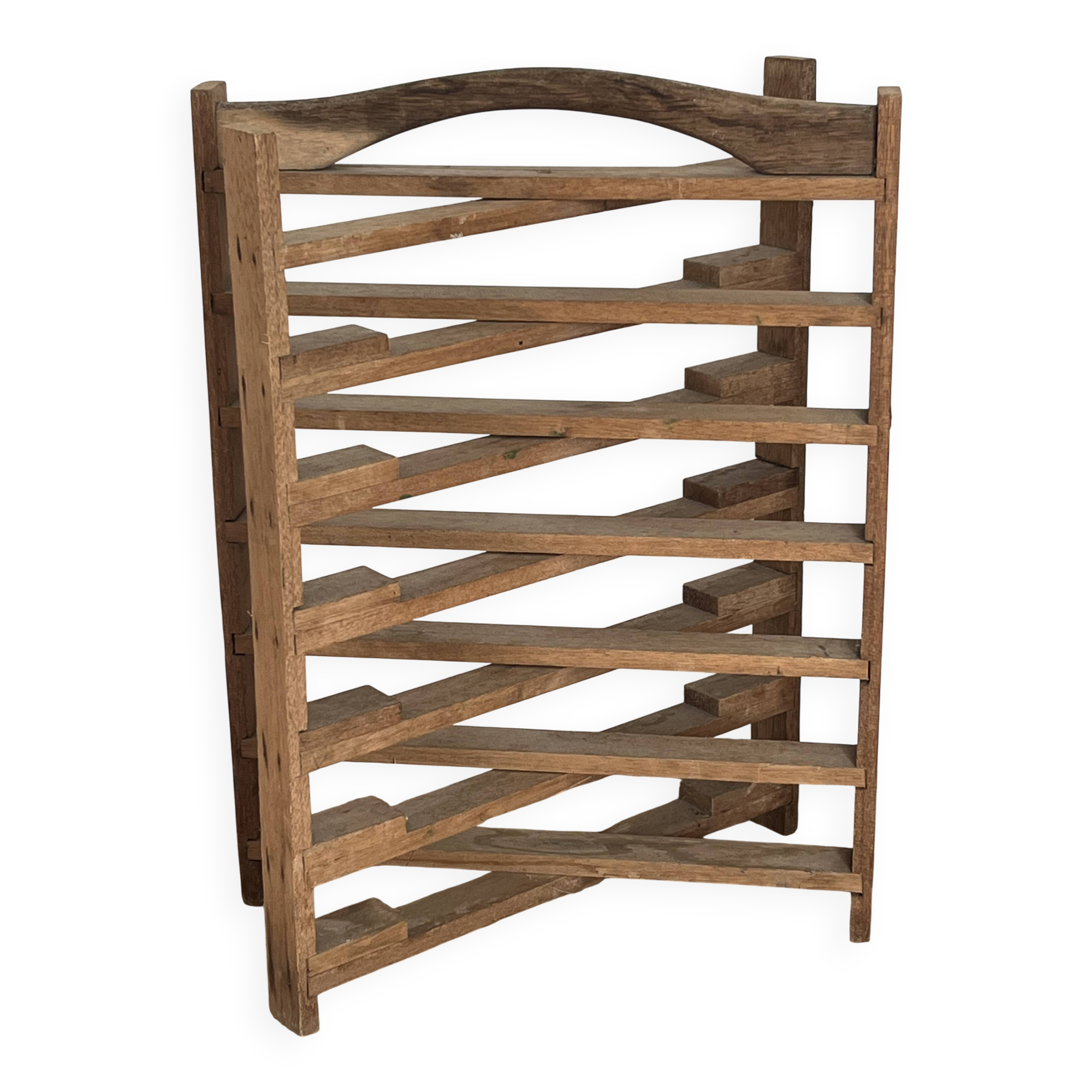 Old pastry board, wooden pie carrier,