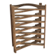 Old pastry board, wooden pie carrier,