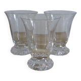 Verres en cristal Art Déco