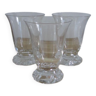 Art Deco crystal glasses