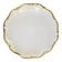 Golden porcelain plate, Tirschenreuth, Bavaria