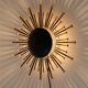 Rare large Dantoft “Sunburst” wall lamp / black / copper / mid-century design / 1960s