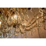 Supergrand chandelier with crystals 16 bulbs