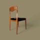 Lot de 5 chaises style Niels Otto Moller