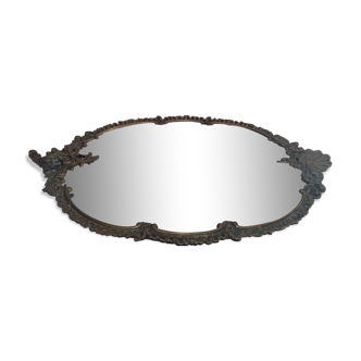 Miroir en  bronze doré du 19e siècle 74x46cm