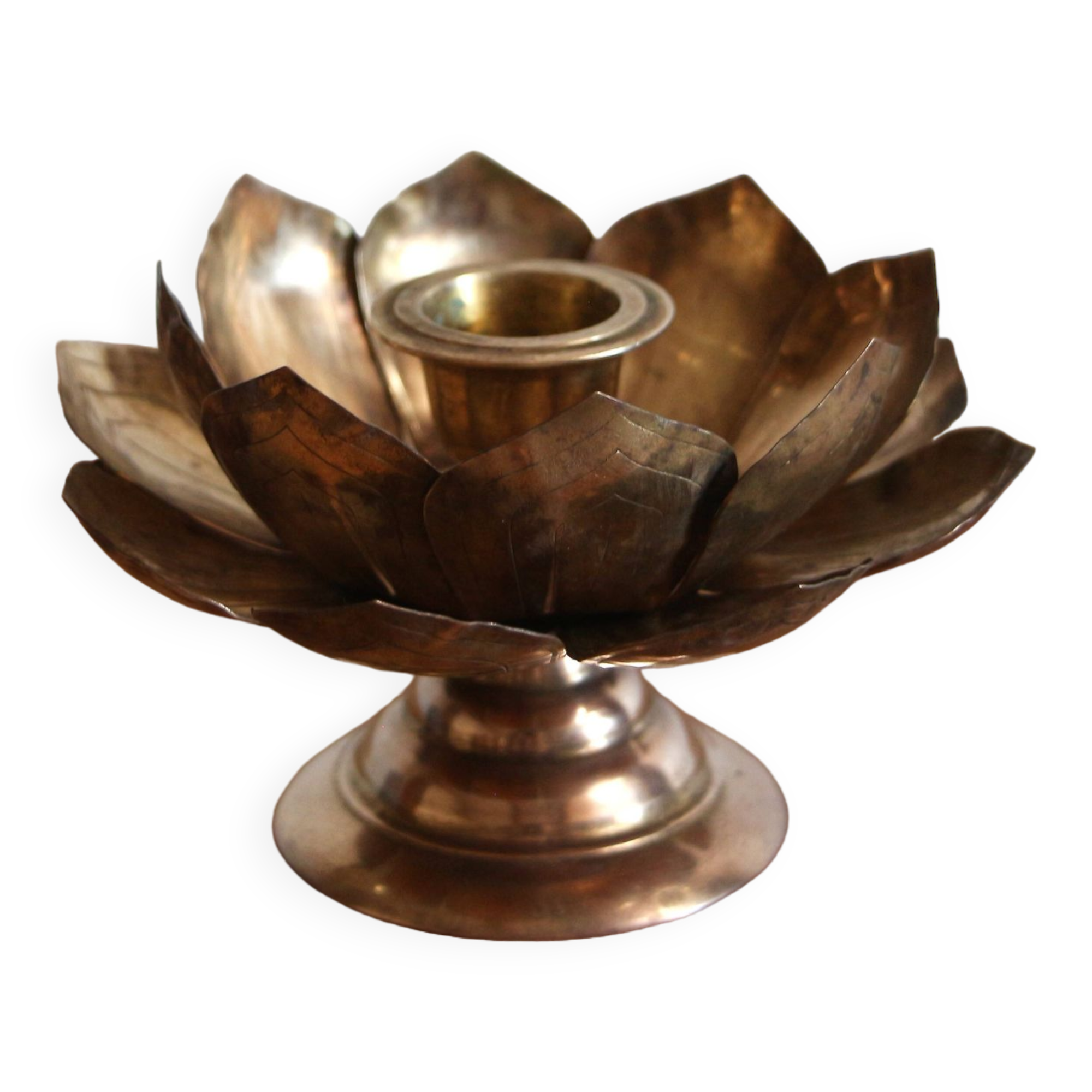 Flower candle holder