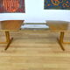 Lubke vintage 1960 Scandinavian design oval table