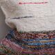 Handwoven cushion cover made from recycled cotton