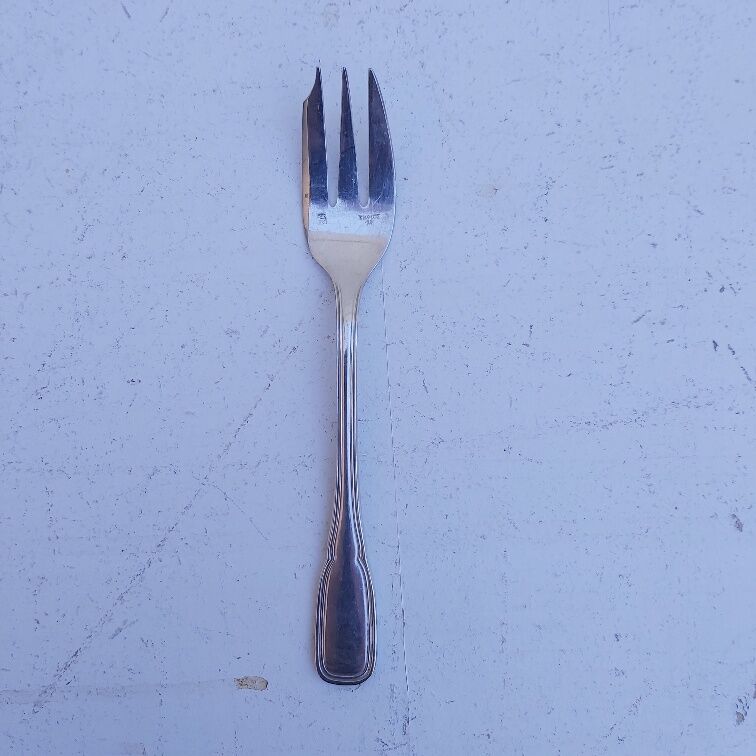 Set of 12 ercuis oyster forks in silver metal