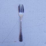 Set de 12 fourchettes à huitres ercuis en métal argenté
