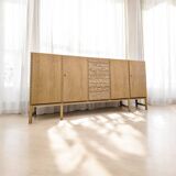 XL vintage mid-height wardrobe with brutalist accents