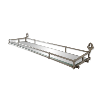 Retro bathroom wall shelf