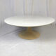 Large coffee table tulip foot and round turntable, Grosfillex 60s